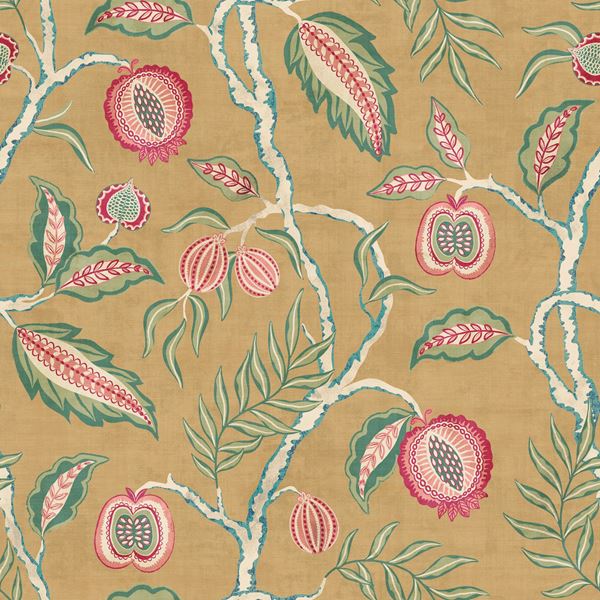 Fruits of Paradise wallpaper - Ochre